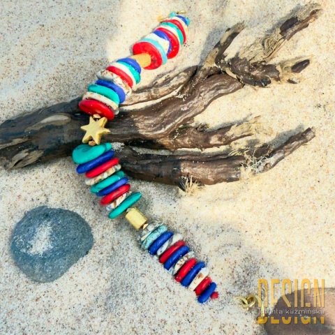 Bransoletka z jaspisów „Rainbow” – srebro złocone 24K Bransoletka z jaspisów „Rainbow” – srebro złocone 24K