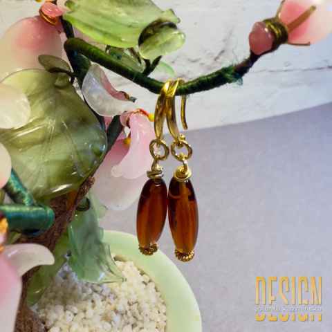 Kolczyki z naturalnym cytrynem w srebrze złoconym 24k – elegancka biżuteria handmade Kolczyki z naturalnym cytrynem w srebrze złoconym 24k – elegancka biżuteria handmade