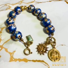 Bransoletka z japońskich korali Tesha – Blue Sakura