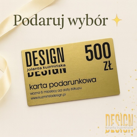 Karty podarunkowe Kuźmińska Design Karty podarunkowe Kuźmińska Design