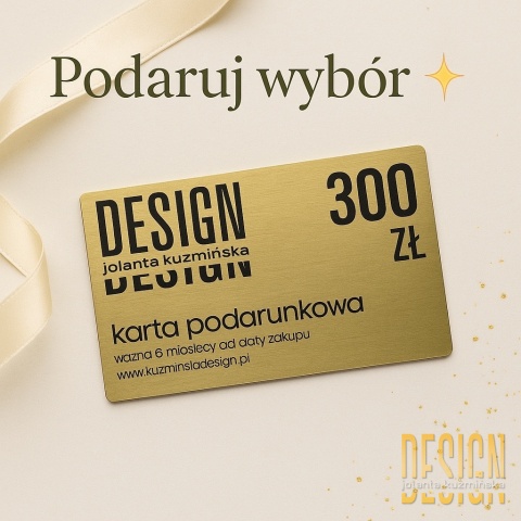 Karty podarunkowe Kuźmińska Design Karty podarunkowe Kuźmińska Design